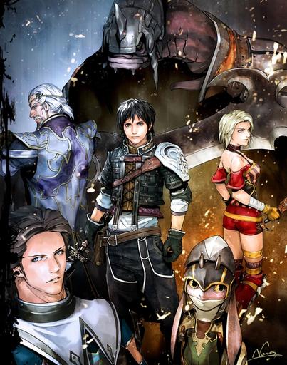 Last Remnant, The - Артворк: персонажи